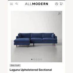 AllModern Midcentury Modern Sectional Sofa - 1500 1500 frame 0 86