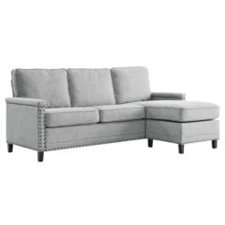 Other 2-Piece Sectional In Light Gray Polyester Fabric - 1500 1500 frame 0 865
