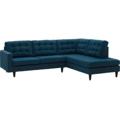 Other 2-Piece Right Facing Sectional In Azure Finish