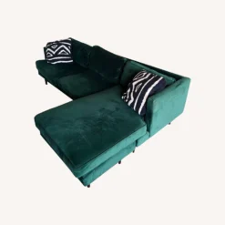 Joybird Sectional Green Reversible Couch