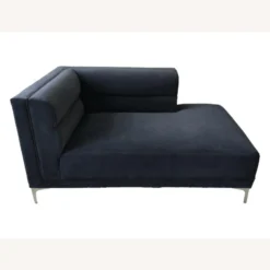 Other Sectional In Indigo Velvet W/ 3D Channeling Frame - 1500 1500 frame 0 930