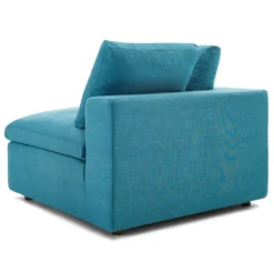 Other 6-Piece Sectional Sofa In Teal Linen Fabric - 1500 1500 frame 0 945