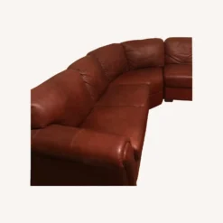 Leather Burgandy Sofa Lounge - 1500 1500 frame 0 955