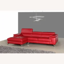 Other Left-Hand Facing Chaise Sectional In Red Finish