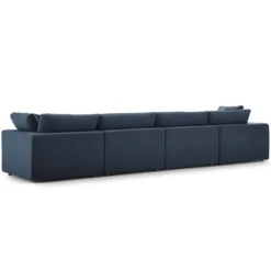 Other 4-Piece Sectional Sofa In Overstuffed Azure Fabric - 1500 1500 frame 0 974